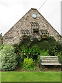 NT7569 : Gable at Hoprigshiels Cottages by M J Richardson