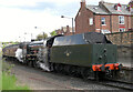 Steam train in Whitby Station