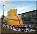 SJ4382 : The Yellow Submarine, Liverpool John Lennon Airport by habiloid