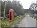 NO0889 : Telephone box, Inverey by Richard Webb