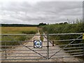 SE9467 : Track to Highfield Barn by David Brown