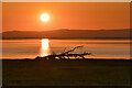 ST4677 : Sunset at Kilkenny Bay by David Dixon