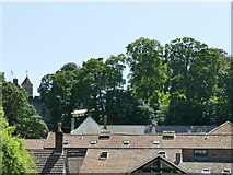 SS9943 : Dunster roofscape by Stephen Craven