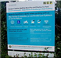 Car park information board, Godfrey Road, Newport