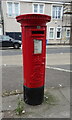 Edward VII postbox  on Wellesley Road, Methil