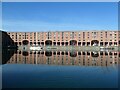 SJ3489 : West range, Albert Dock, reflected by Christine Johnstone