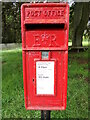 TM0335 : Higham Green Postbox by Geographer