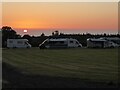 SN3955 : Sunset at Brownhills Holiday Park by Philip Halling