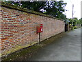 TL9734 : Stoke Road Postbox by Geographer