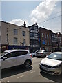 Looking across the High Street to Cornell Books