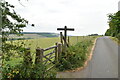 Bridleway crosses Willingdon Rd