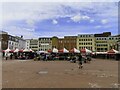 The Market Place in Northampton