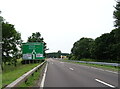 Approaching Forgan Roundabout on the A92