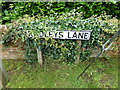 Radleys Lane sign