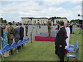 Prince Charles is invited to inspect the front ranks