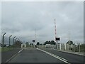 Modern  level  crossing  on  the  Tees  Valley  Line