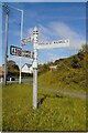 Direction Sign ? Signpost on the A358 in Ruishton parish