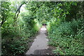 Path at the end of Ravenshaw Way, Solihull