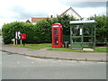 Bus Shelter, Notice Board Vicary Estate Postbox & Telephone Box