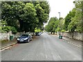 Looking down Priory Road