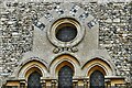 Kenton, All Saints Church: Victorian triple lancet east window