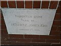 Foundation stone of Eyton House