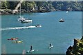 Dartmouth: An assortment of boats seen from the castle