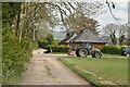 Sussex Ouse Valley Way coming into Rodmell