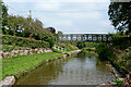 Hall Green Footbridge near Scholar Green in Cheshire