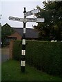 Direction Sign ? Signpost on Well Lane in Frandley