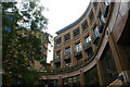 View of a curved block of flats above St. Martin