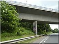 Bridge support with graffiti by A38