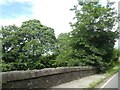 Bridge parapet, Hendra Bridge, on A390