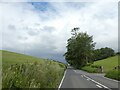 A390 passing entrance road to Hendra