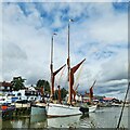 Sailing barges at The Hythe, Maldon