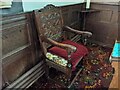 SO5267 : Chair inside St. Michael's church (Chancel | Brimfield) by Fabian Musto
