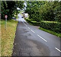 Small reminder of the 30mph speed limit in Llansoy, Monmouthshire