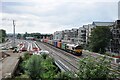 Freight train north of Oxford Station