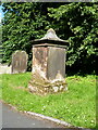 Listed pyramidal memorial in the churchyard in Albrighton