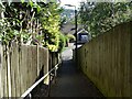 Footpath between the houses