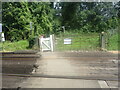 Foot crossing on the Medway Valley Walk