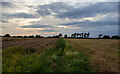 Suffolk Sky - footpath over arable land, Orford