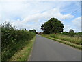 Minor road from Wadborough towards Stoulton