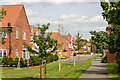 The footpath through the "Woodcock Way" housing estate, Ashby-de-la-Zouch