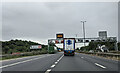 Approaching junction 19 on the M4, heading south-east