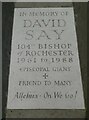 Rochester Cathedral: memorial (24)