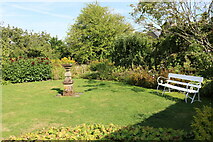 NX6851 : Seating Area in the Garden, Kirkcudbright by Billy McCrorie
