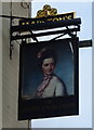 Sign for the Grosvenor Arms, Worcester