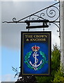 Sign for the Crown and Anchor, Lugwardine 