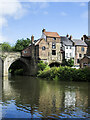 Buildings at east end of Elvet Bridge